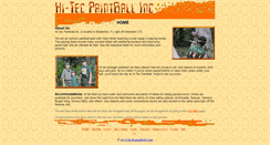 Desktop Screenshot of hi-tecpaintball.com
